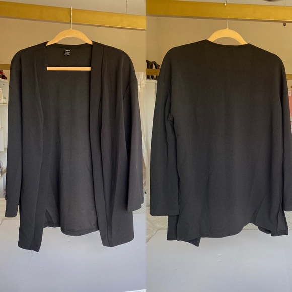 SHEIN Jackets & Blazers - 3 for $25 - Shein Open Front Cardigan - Black Crepe Material - Size Small NWOT